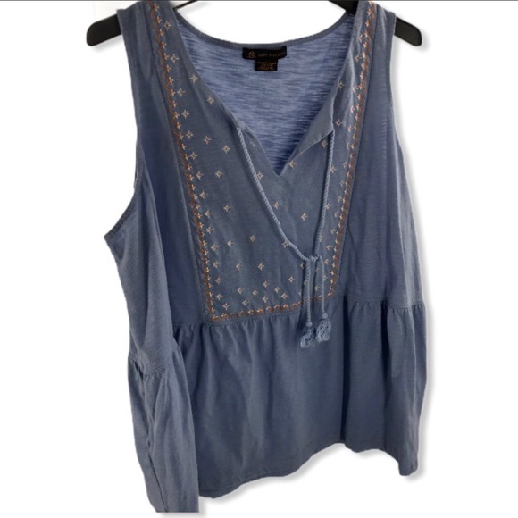 2/$25- Love & Legend Boho Embroidered Top sz Plus 3x - Picture 13 of 13